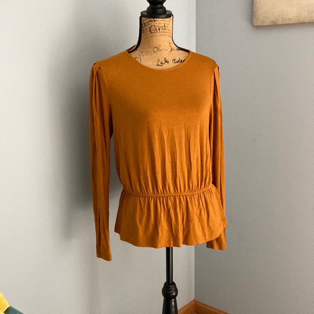 Banana Republic NWT Women Size M Gathered Waist Shirt